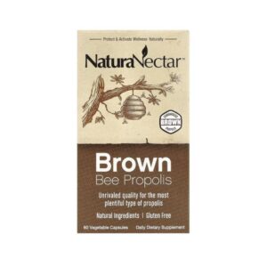 Natura Nectar Brown Bee Propolis, 60 Vegetable Capsules