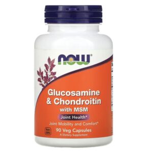 Now Foods Glucosamine et chondroïtine avec MSM, 90 capsules