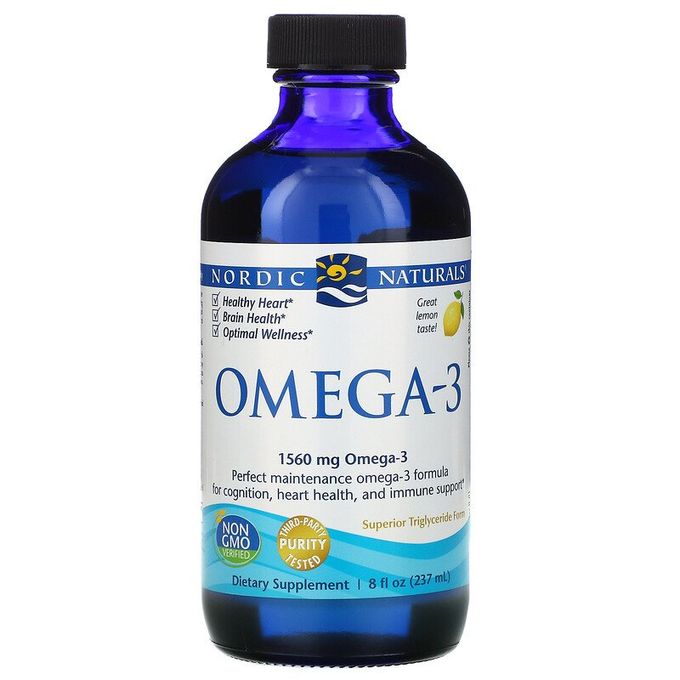 Nordic Naturals, Omega 3, liquide citron 1560 mg, 237 ml