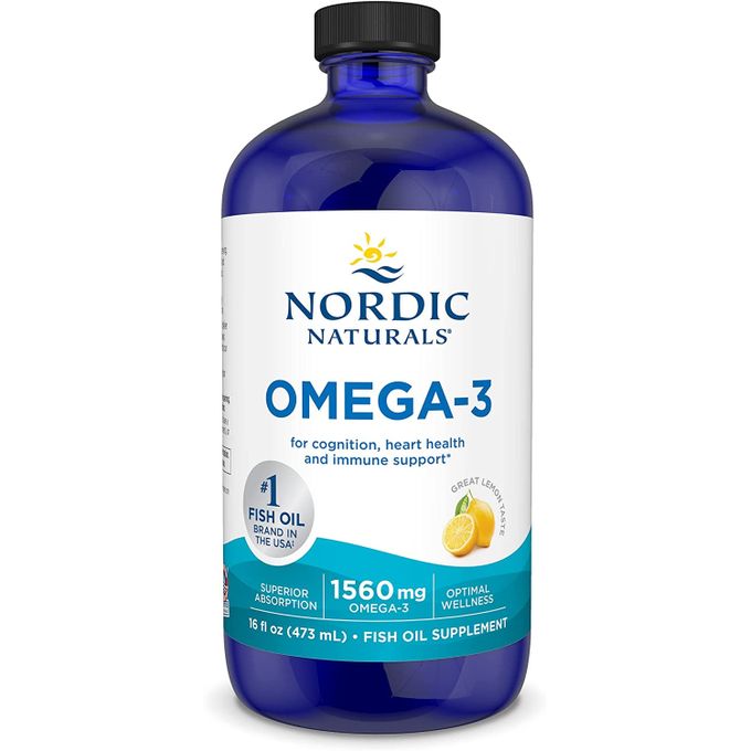 Nordic Naturals, Oméga-3 huile de poisson, Citron, 1560 mg, 473 ml