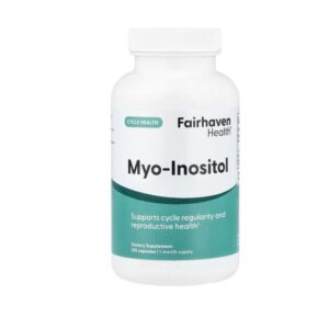 Fairhaven Health Myo-Inositol Soutient equilibre hormonal pour femmes et hommes 120 cap