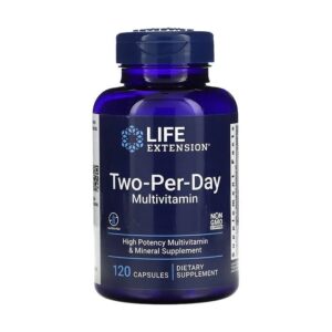 Life Extension Two-Per-Day Multivitamines et Minéraux, 120 Capsules