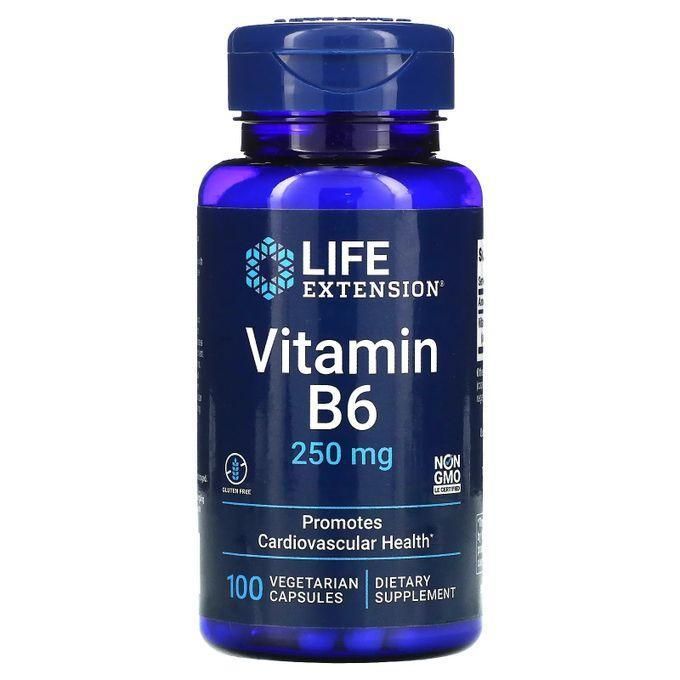 Life Extension Vitamine B6 250 mg 100 capsules végétariennes