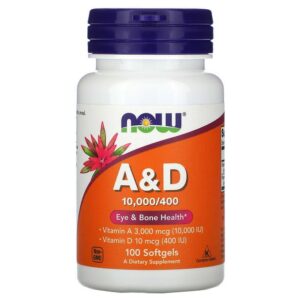 Now Foods A&D,100 capsules