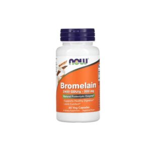 Now Foods Bromelain, 500 mg,  Enzyme protéolytique naturelle 60 Veg Capsules