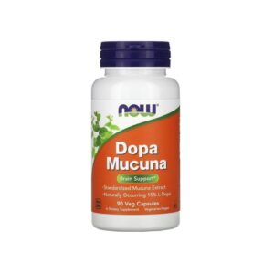 Now Foods Dopa Mucuna - Soutien cérébral - 90 Veg Capsules