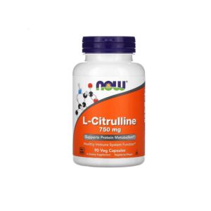 Now Foods L-citrulline, 750 mg, Favorise la santé du système immunitaire 90 capsules