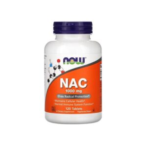 Now Foods NAC N-acétylcystéine - 1000 mg - 120 capsules végétales