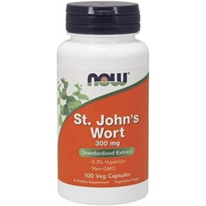 Now Foods St John's Wort 300 mg, 100 capsules végétariennes
