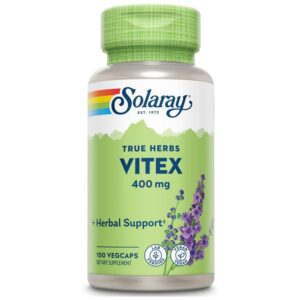 Solaray Vitex Berry, Gattilier, 400 mg, 100 VegCaps.