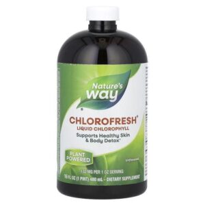 Nature'S Way Chlorofresh Chlorophylle liquide sans arôme 480 ml