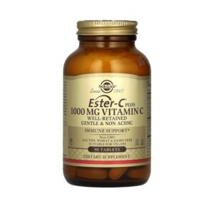 Solgar Ester-C Plus, Vitamine C 1000 mg 90 comprimés