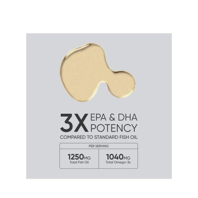 Sports Research oméga-3 Huile de poisson, triple efficacité, 90 capsules – Image 2