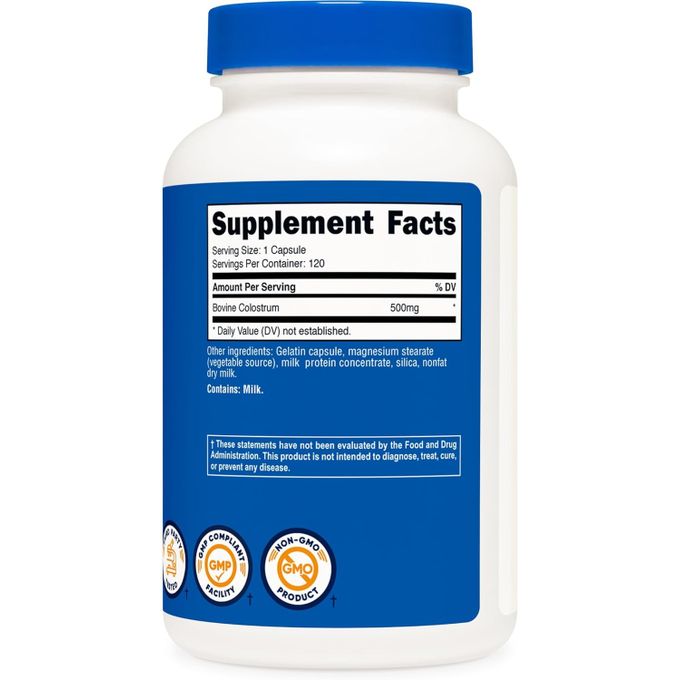 Nutricost Colostrum 500 mg 120 capsules – Image 2