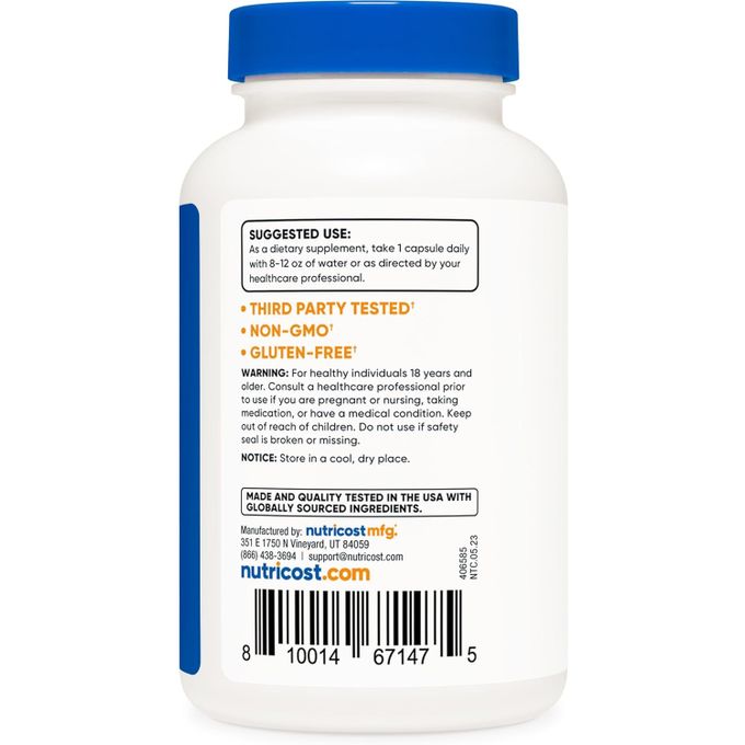 Nutricost Colostrum 500 mg 120 capsules – Image 4