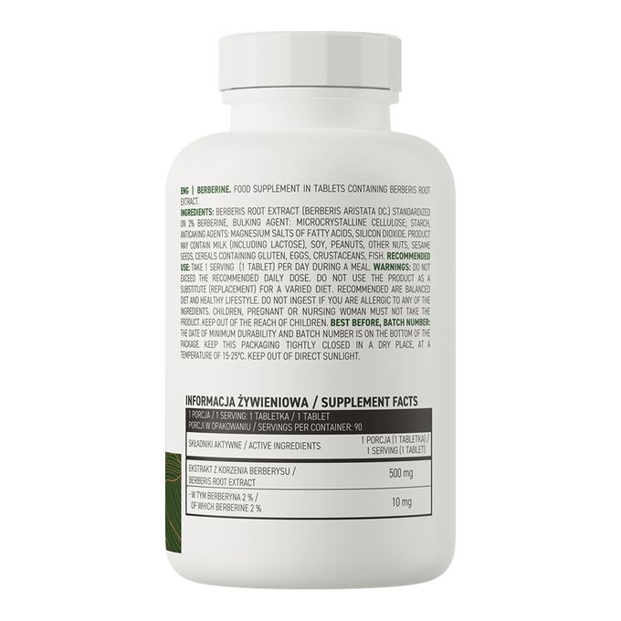OstroVit Berberine Gestion Naturelle du Glucose & Cholestérol 90 Capsules - صورة 2