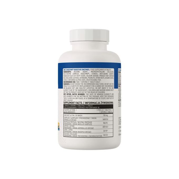 OstroVit Digezyme Enzymes Digestives 90 Capsules - صورة 2