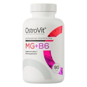 OstroVit MG + B6 Magnésium Vitamine B6 90 Capsules