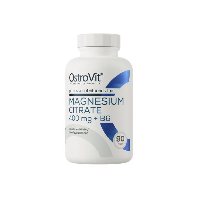 OstroVit Magnesium Citrate 400 mg + B6 90 Capsules