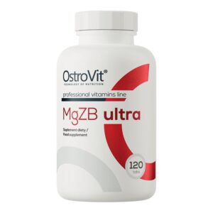 OstroVit MgZB Ultra - ZMA Magnésium Zinc & Vitamine B6 120 Capsules