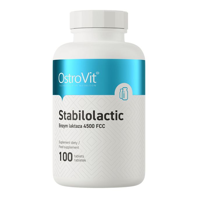 OstroVit Stabilolactic Une source précieuse d'enzyme Lactase 100 Capsules