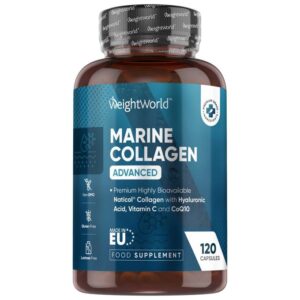 WeightWorld Collagène Marin avec Acide Hyaluronique 120 capsules