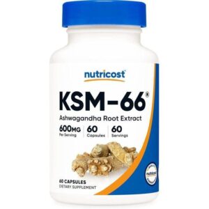 Nutricost KSM-66 Root Extract 600 mg 60 Capsules