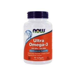 Now Foods Ultra oméga-3, 500 EPA/250 DHA, 90 gélules