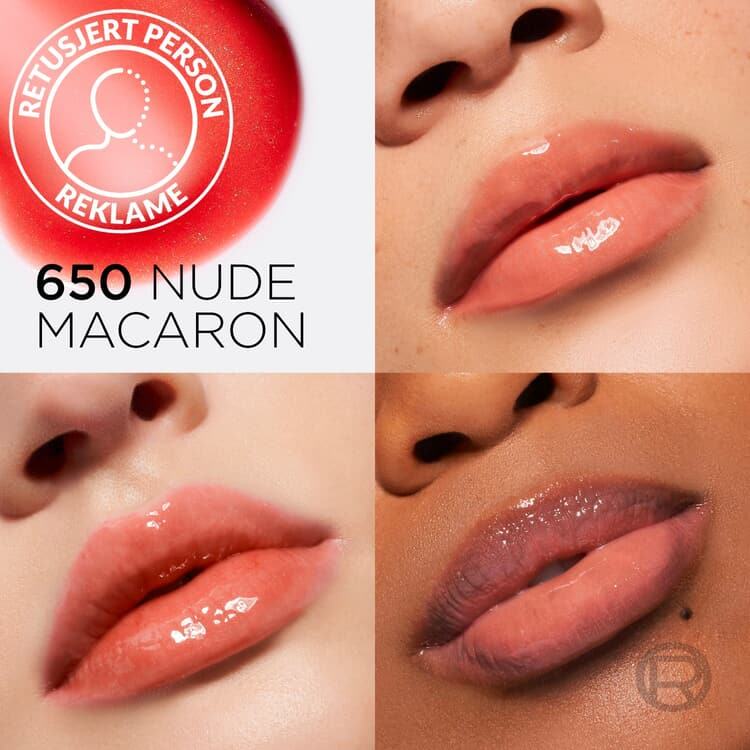L'Oréal Paris LIP OIL PLUMP AMBITION 650 NUDE MACARON – Image 4