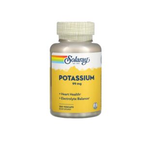 Solaray Potassium 99 mg 200 capsules végétariennes