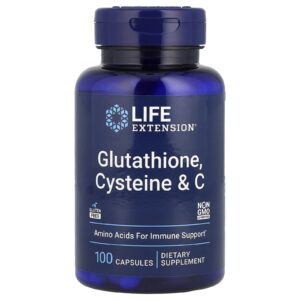 Life Extension, Glutathione, Cysteine ​​& C, 100 Capsules