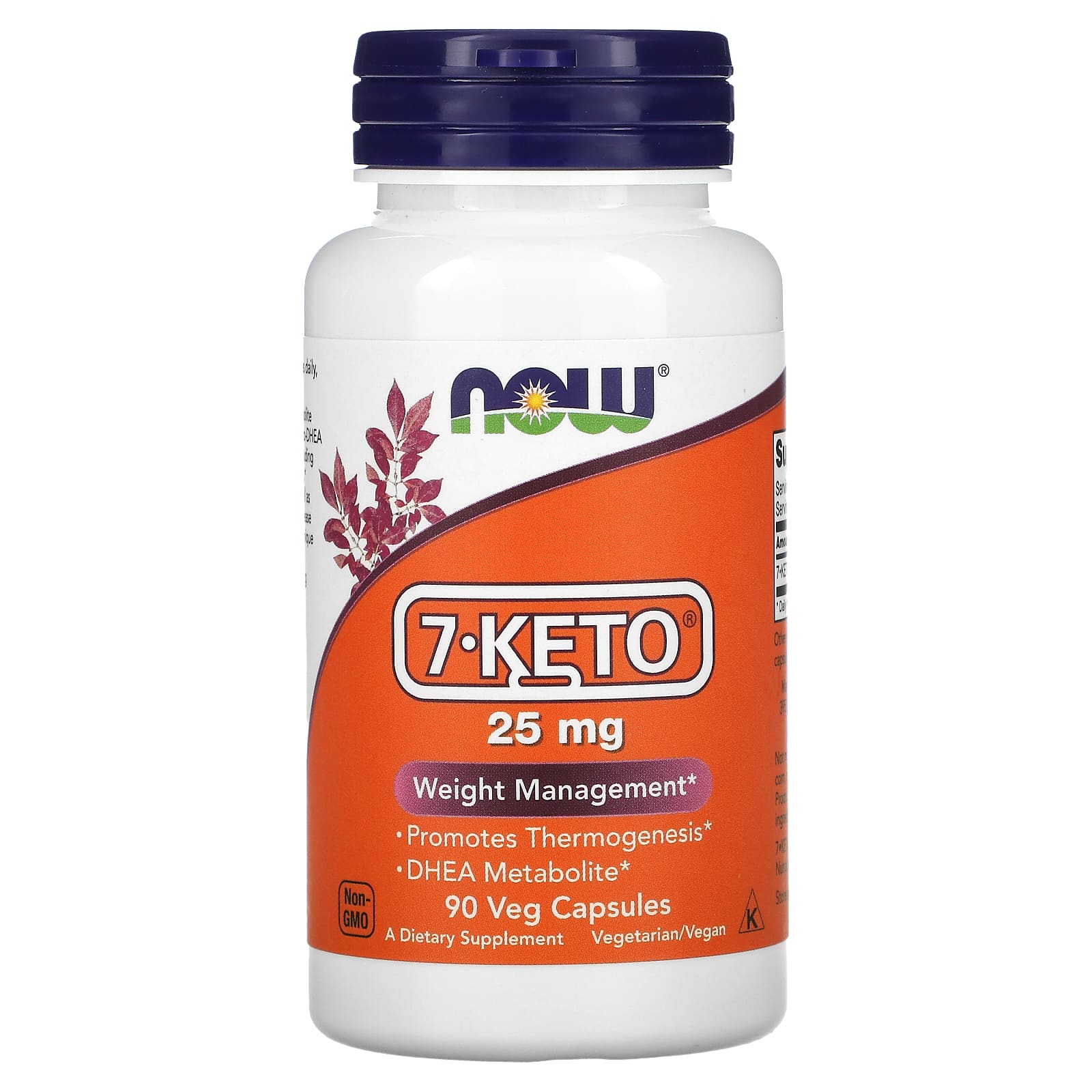 Now foods 7-KETO 25 mg 90 gélules végétales