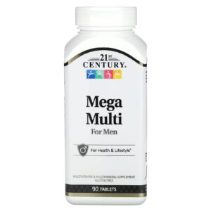 21st Century Mega multivitamines pour hommes 90 comprimés