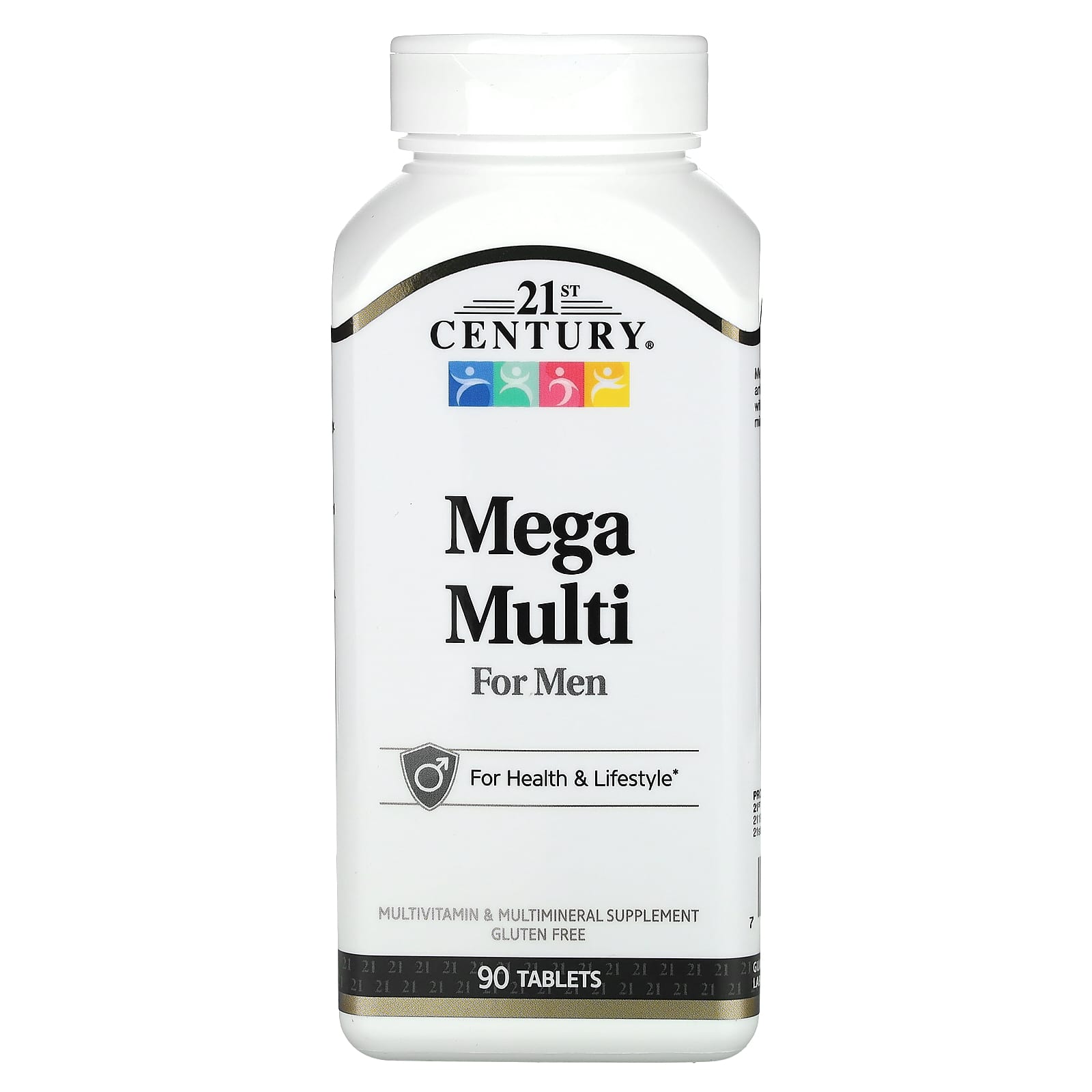 21st Century Mega multivitamines pour hommes 90 comprimés