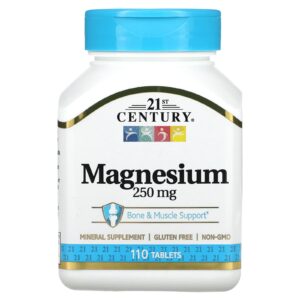21st Century Magnesium 250 mg 110 comprimés
