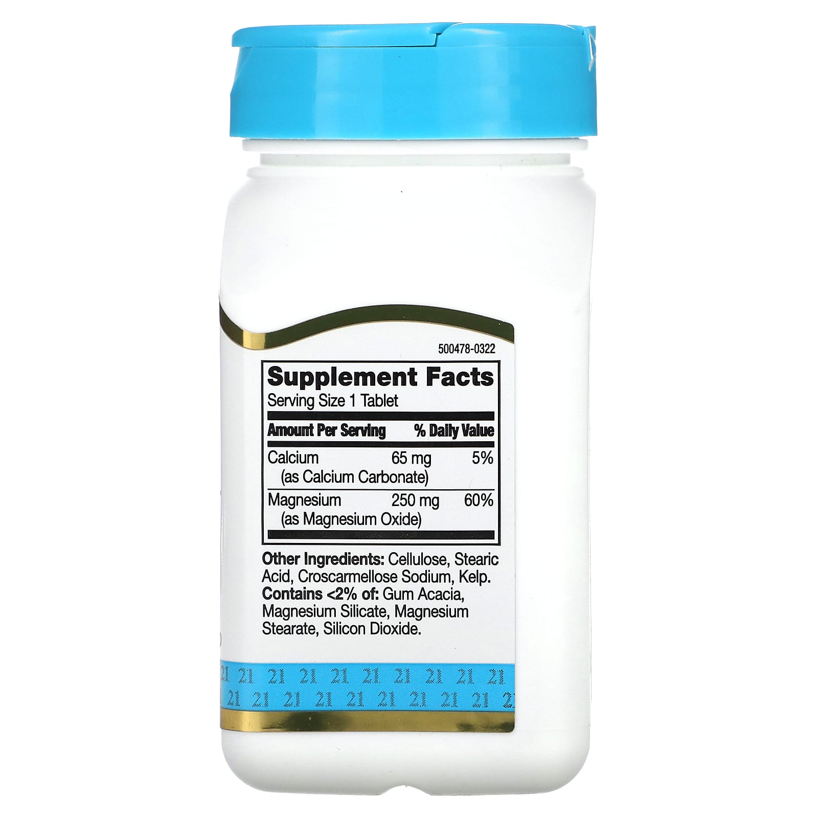 21st Century Magnesium 250 mg 110 comprimés – Image 2