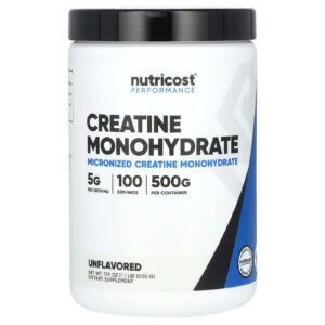Nutricost Performance Creatine monohydrate Sans arôme 500 g