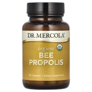 Dr. Mercola, Organic Bee Propolis, 30 capsules (125 mg per capsule)
