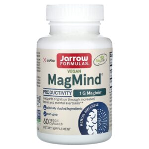 Jarrow Formulas Vegan MagMind, Productivity, 60 vegetarian capsules