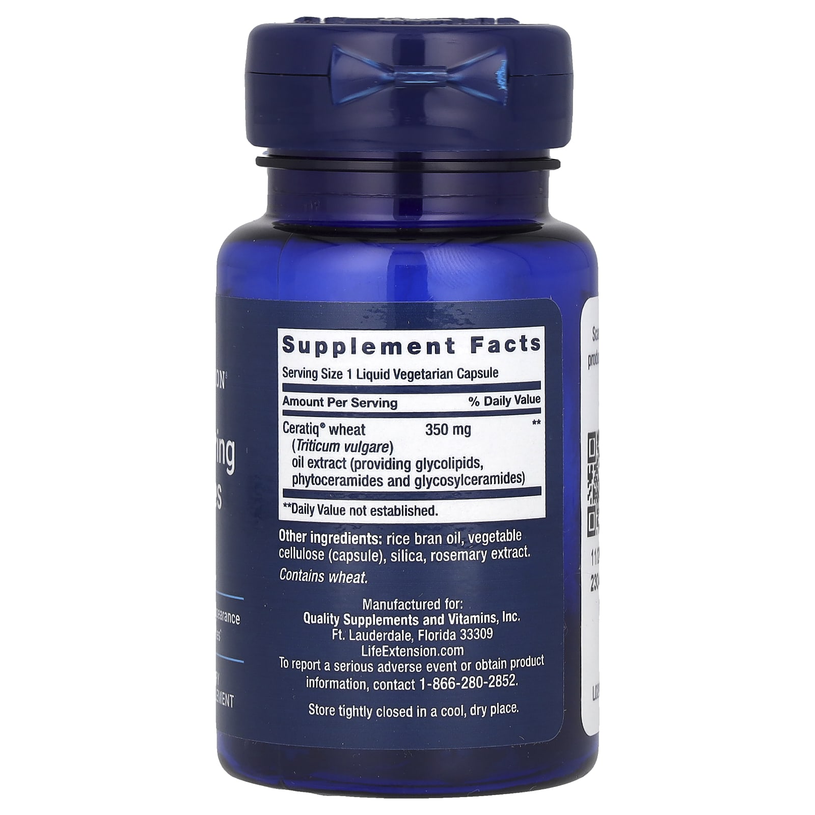 Life Extension Skin Restoration Ceramides, 30 Liquid Vegetarian Capsules – Image 2