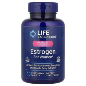 Life Extension Women's Health, Estrogen for Women, 30 Vegetarian Tablets