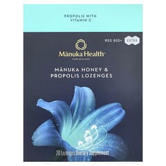Manuka Health, Manuka Honey and Propolis Lozenges, MGO 600+, 20 lozenges