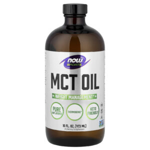 NOW Foods, Sports, MCT Oil, Unflavored, 473 ml
