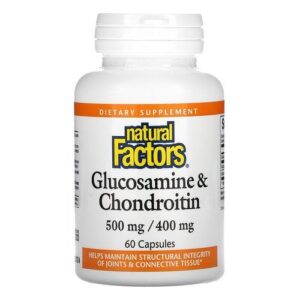 Natural Factors Glucosamine & Chondroitin, 60 Capsules