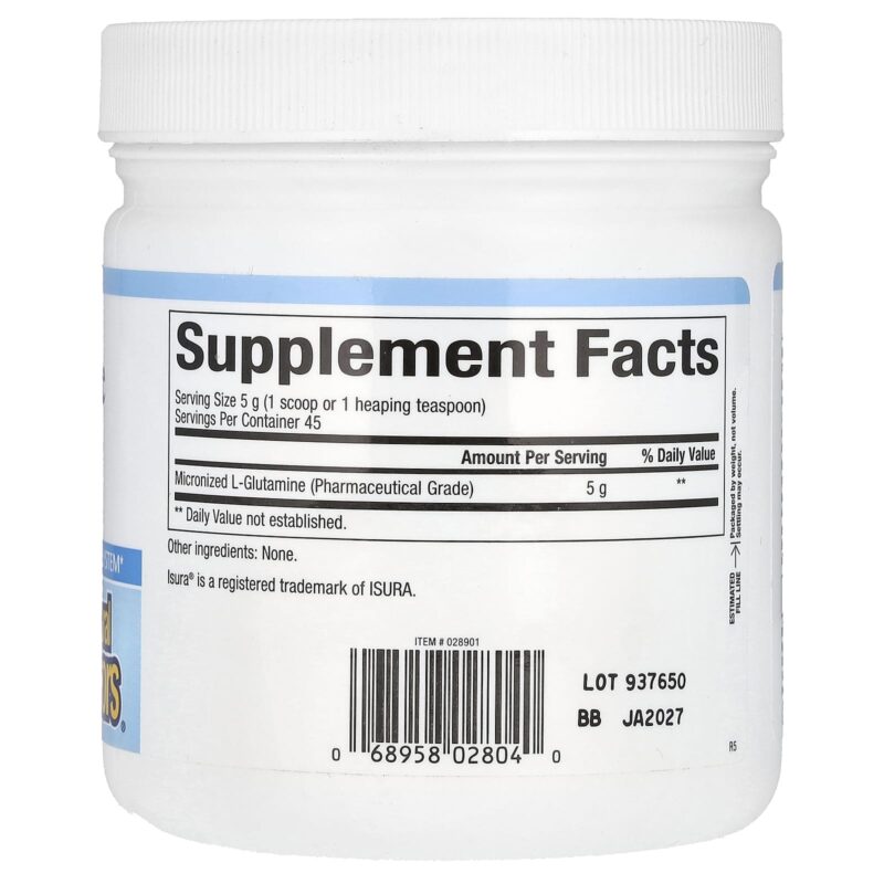 Natural Factors L-Glutamine Micronisée 226 g Poudre – Maroc Prix