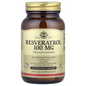 Solgar Resveratrol 100 mg 60 vegetarian capsules