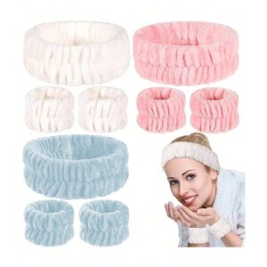 Bracelets Et Bandeaux Pour Le Lavage Du Visage - couleur aléatoire