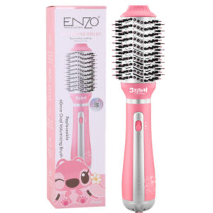ENZO Brosse sèche-cheveux 3 en 1 de meilleure qualité pour salon Cordon d'alimentation Peigne à air chaud Fer à lisser et boucler EN-6220