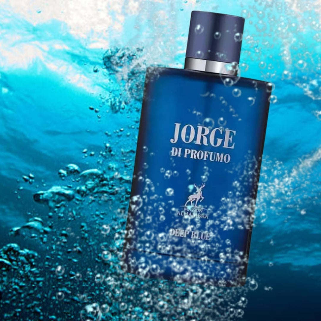 JORGE DI PROFUMO DEEP BLUE de Maison Alhambra Pour Homme - 100ml – Image 5