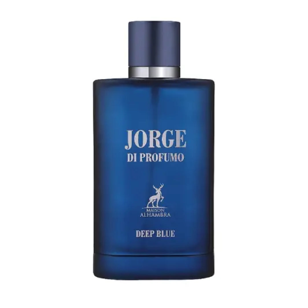 JORGE DI PROFUMO DEEP BLUE de Maison Alhambra Pour Homme - 100ml – Image 4